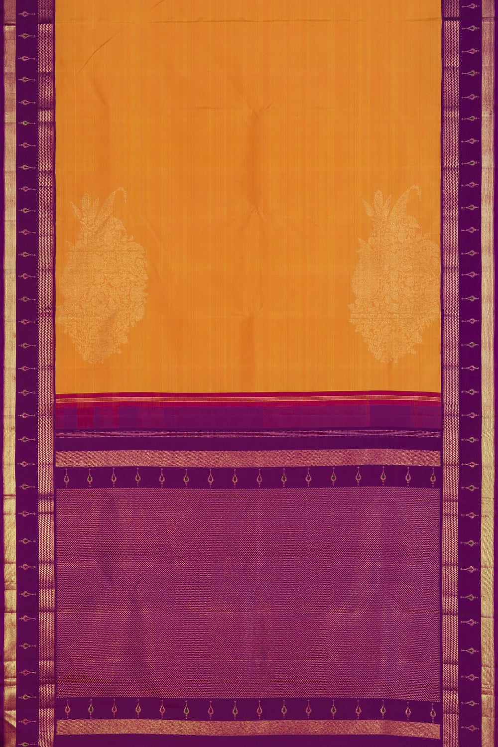 Image of Anari Silk Mustard Saree